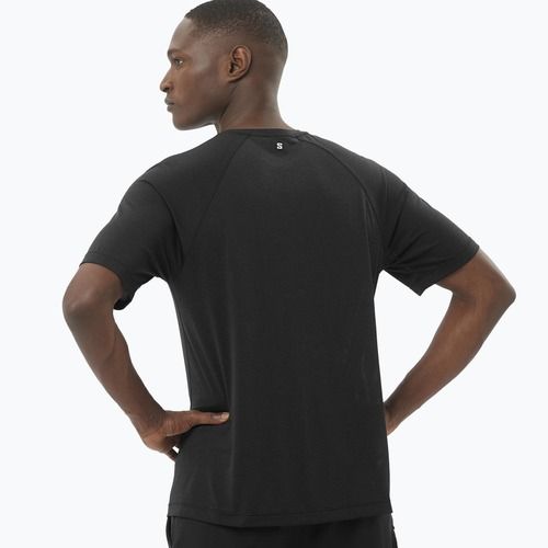 Мъжка тениска за бягане Salomon SHAKEout Core deep black