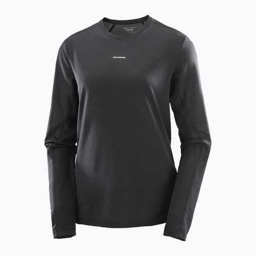 Дълъг ръкав за бягане за жени Salomon SHAKEout Core deep black