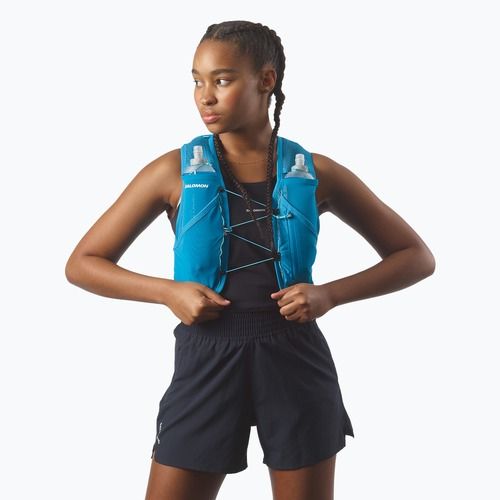 Salomon Active Skin 8 Комплект жилетка за бягане синя danube/blue curacao