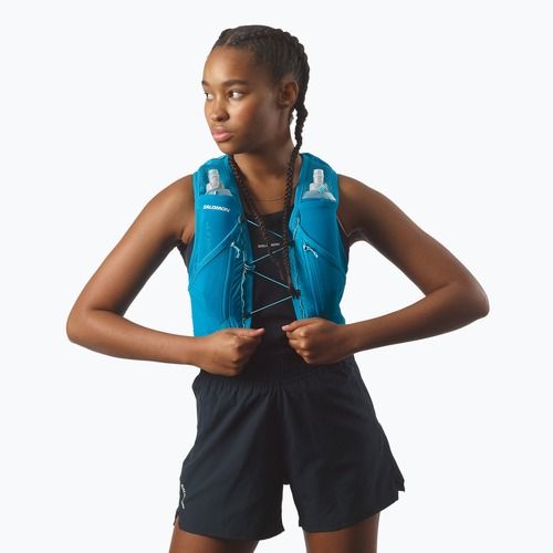 Salomon Active Skin 12 Комплект жилетка за бягане синя danube/blue curacao