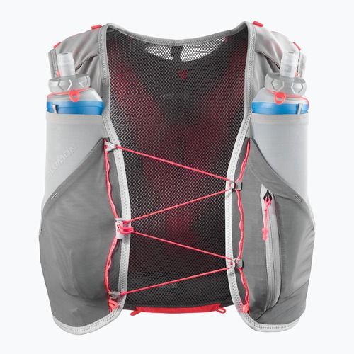 Жилетка за бягане Salomon ADV SKIN 5 Set castelrock/alloy/neon flame