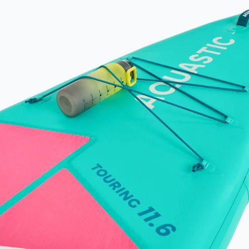 Комплект надуваема дъска SUP AQUASTIC Touring 11'6" green