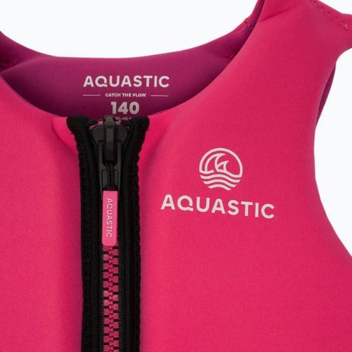 Детска жилетка AQUASTIC Youth 50N за спускане в розово