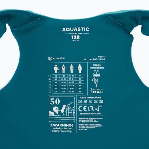 AQUASTIC Youth 50N детска предпазна жилетка синя