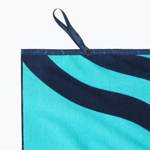 AQUASTIC Вълнообразна синя/зелена кърпа