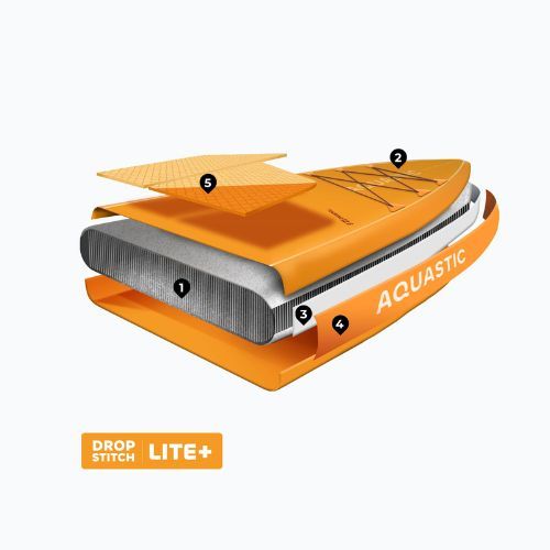 SUP дъска AQUASTIC Touring 12'6" orange