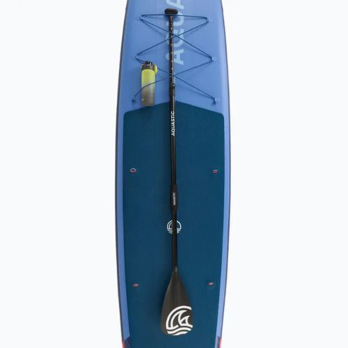 Комплект надуваема дъска SUP AQUASTIC Touring Pro 14'0" dark blue