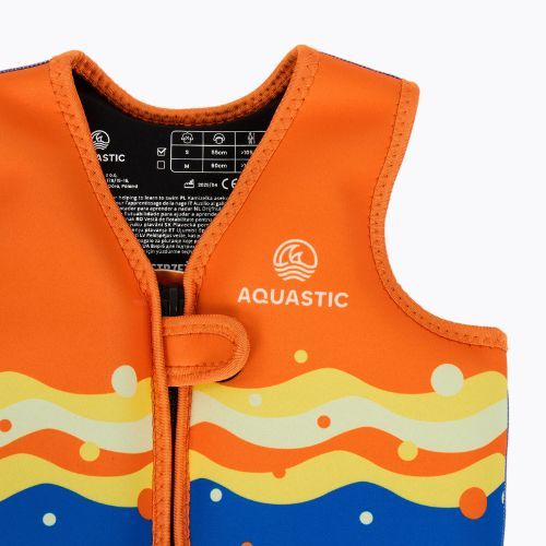 Спасителна жилетка AQUASTIC Junior orange/blue