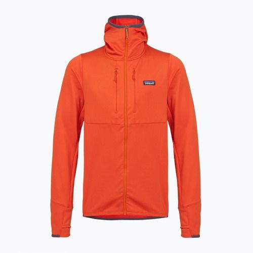 Patagonia R1 Thermal Full Zip Hoody, мъжки, trekking суитшърт pollinator orange
