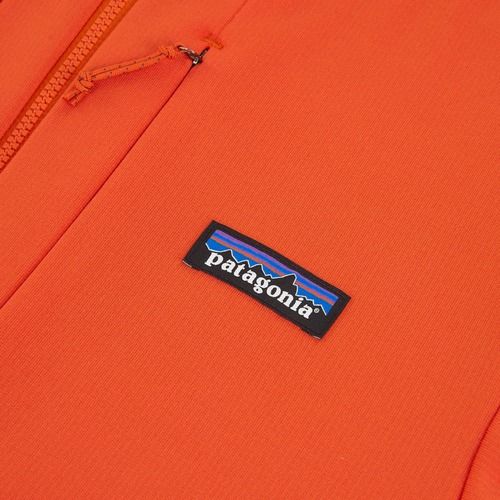 Patagonia R1 Thermal Full Zip Hoody, мъжки, trekking суитшърт pollinator orange