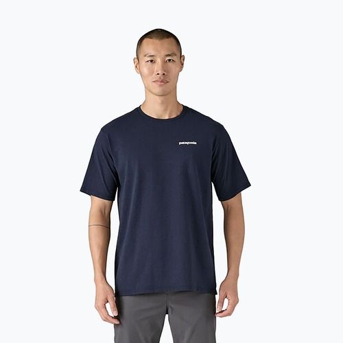 Мъжка тениска Patagonia P-6 Logo Responsibili-Tee new navy