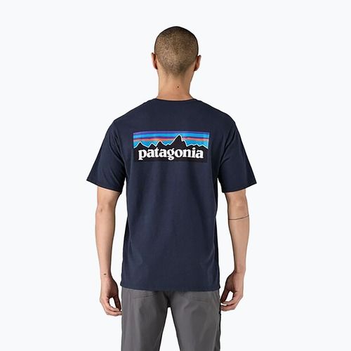 Мъжка тениска Patagonia P-6 Logo Responsibili-Tee new navy