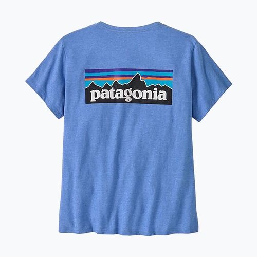 Дамска тениска Patagonia P-6 Logo Responsibili-Tee abundant blue