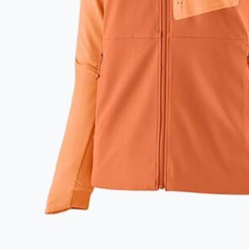 Дамско софтшел яке Patagonia R1 CrossStrata Hoody rock melon