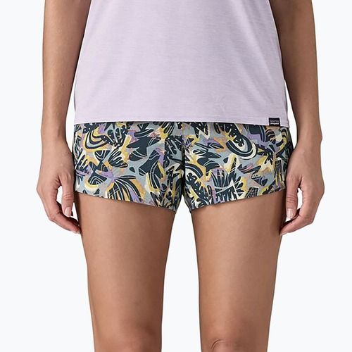 Патагония Strider Pro 3 1/2" дамски къси панталони wild botanist/thermal blue