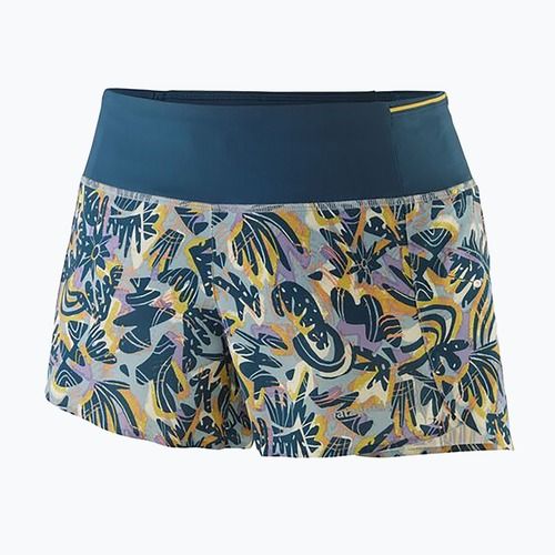 Патагония Strider Pro 3 1/2" дамски къси панталони wild botanist/thermal blue