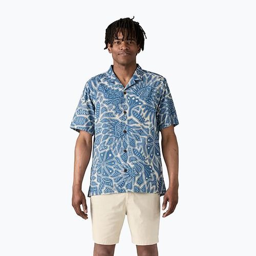 Мъжка риза Patagonia Tidal Threads Camp bees and lowers/still blue