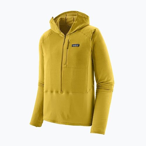 Мъжки софтшел якета Patagonia R1 Hybrid Pullover Hoody bundle green