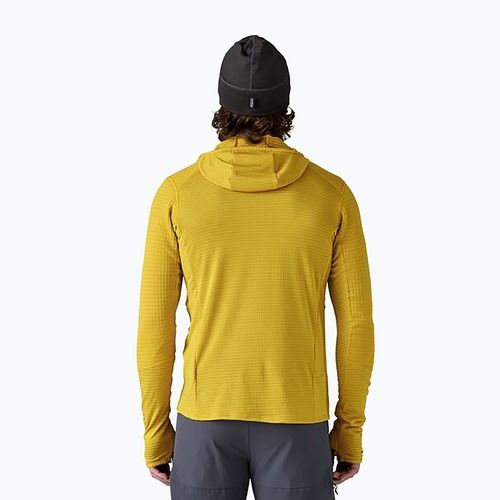 Мъжки софтшел якета Patagonia R1 Hybrid Pullover Hoody bundle green