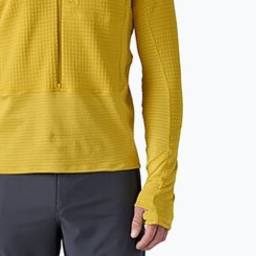Мъжки софтшел якета Patagonia R1 Hybrid Pullover Hoody bundle green