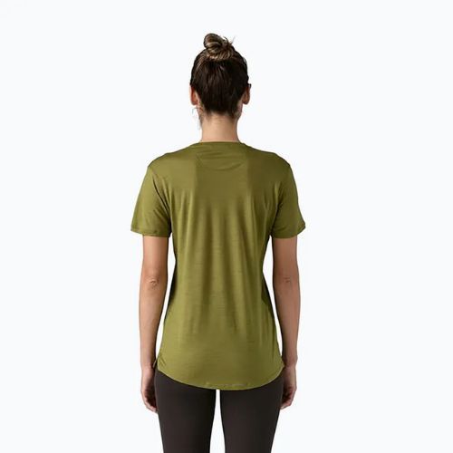 Дамска риза Patagonia Cap Cool Merino Blend Graphic Shirt fitz roy загуба: изплакнато зелено