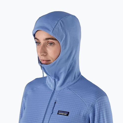 Дамско софтшел яке Patagonia R1 Hybrid Pullover Hoody abundant blue