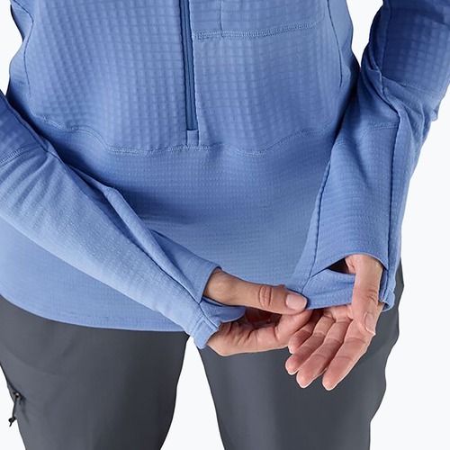 Дамско софтшел яке Patagonia R1 Hybrid Pullover Hoody abundant blue