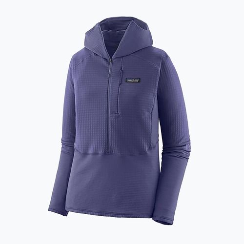 Дамско софтшел яке Patagonia R1 Hybrid Pullover Hoody solstice purple