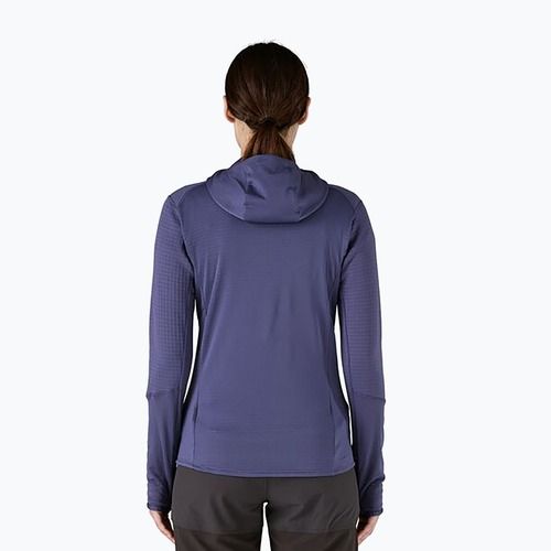 Дамско софтшел яке Patagonia R1 Hybrid Pullover Hoody solstice purple