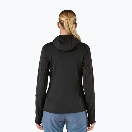 Дамско софтшел яке Patagonia R1 Hybrid Pullover Hoody black