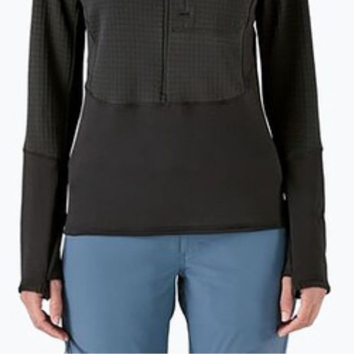 Дамско софтшел яке Patagonia R1 Hybrid Pullover Hoody black