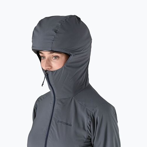 Дамско хибридно яке Patagonia Nano-Air Ultralight с пълноцип и качулка в цвят смолдер блу