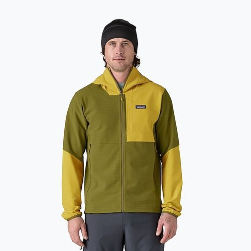 Patagonia мъжки суитшърт R1 TechFace Hoody graze green