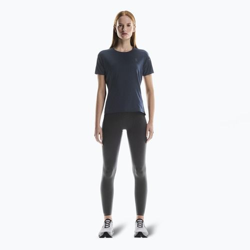 Дамска тениска за бягане On Performance-T navy/black