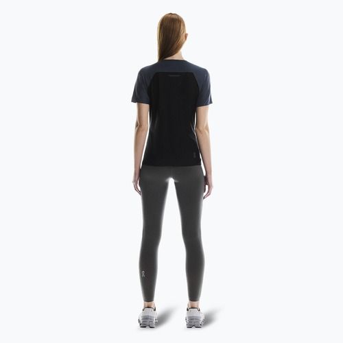 Дамска тениска за бягане On Performance-T navy/black