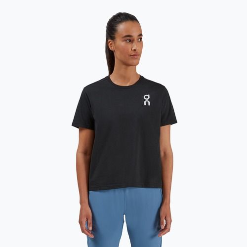 Дамска тениска за бягане On Graphic-T black