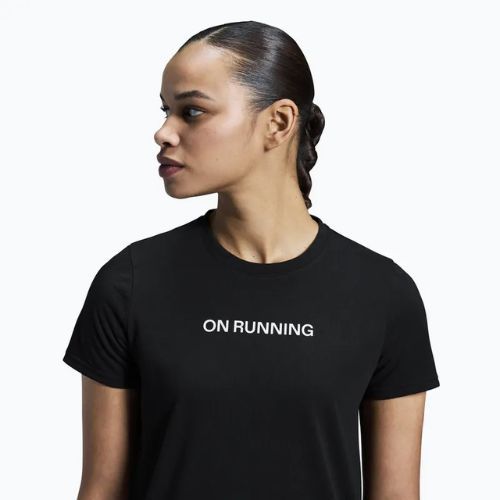 Дамска тениска за бягане On On Run-T black