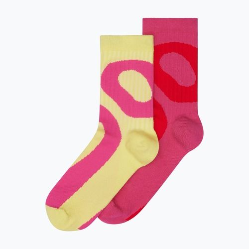 On Liquid Logo Високи чорапи 2 чифта limelight/pink