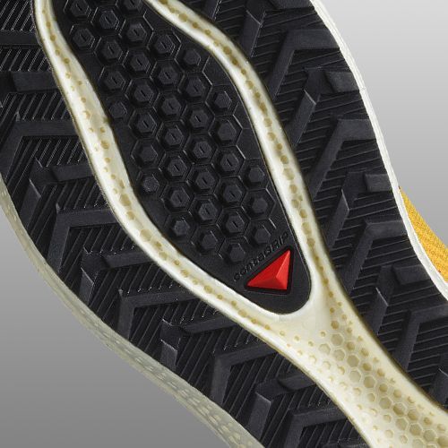 Мъжки обувки за бягане Salomon Aero Blaze 3 GRVL spicy mustard/vanilla ice/nautical blue