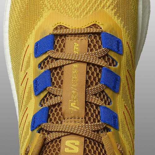 Мъжки обувки за бягане Salomon Aero Blaze 3 GRVL spicy mustard/vanilla ice/nautical blue