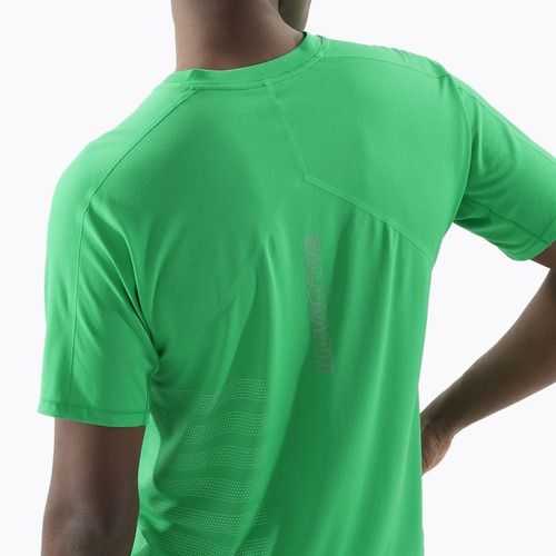 Мъжка тениска за бягане Salomon Sense Aero Tee GFX parakeet / spearmintme