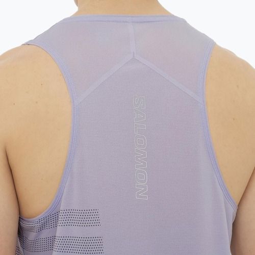 Мъжки потник за бягане Salomon Sense Aero Singlet GFX cosmic sky