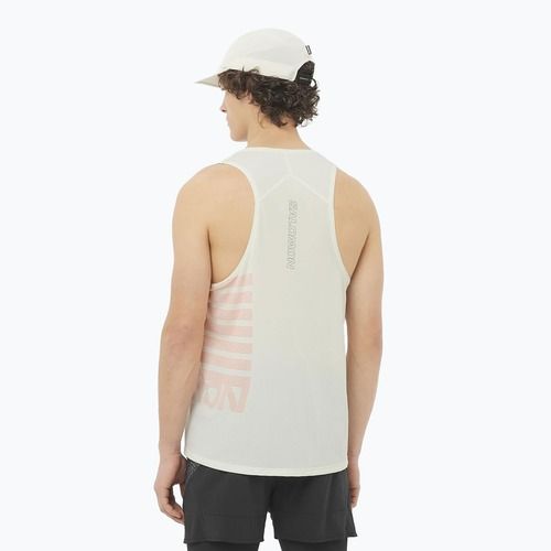 Мъжки потник за бягане Salomon Sense Aero Singlet GFX icicle