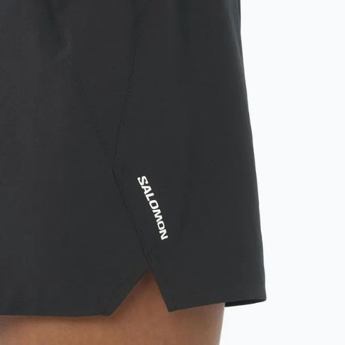Salomon SHAKEout Easy 4" дамски къси панталони за бягане тъмно черно