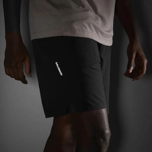 Мъжки шорти за бягане Salomon SHAKEout Core 7" No Liner deep black