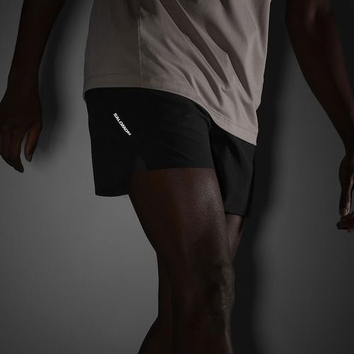 Мъжки шорти за бягане Salomon SHAKEout Core 5" deep black