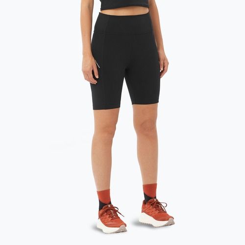 Дамски шорти за бягане Salomon SHAKEout Bliss 8" deep black