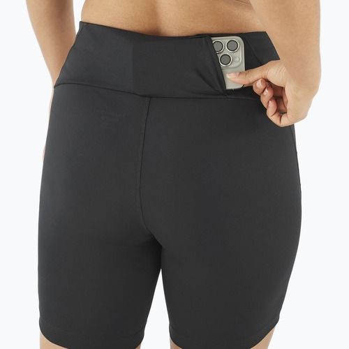 Дамски чорапогащи Salomon SHAKEout Core 6" дълбоки черни шорти за бягане
