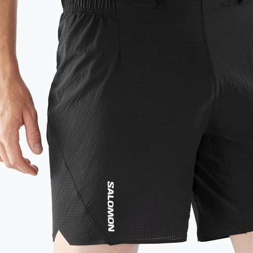 Мъжки къси панталони за бягане Salomon Sense Aero 7'' тъмно черно