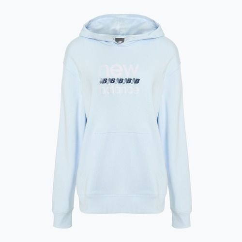 New Balance Sport Graphic French Terry Hoodie ice blue за жени